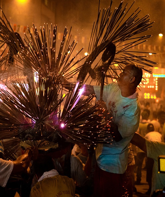 tai hang fire dragon dance 2023 incense sticks
