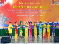NTK Việt Hùng mang áo dài về với đêm giao lưu Văn nghệ “Hát mãi khúc quân hành” tại đất thép Củ Chi