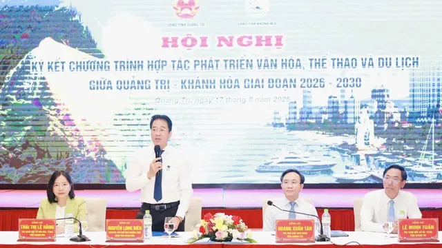Khánh Hòa - Quảng Trị tăng cường liên kết phát triển văn hóa, thể thao và du lịch giai đoạn 2026-2030