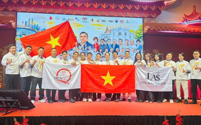 Đội tuyển Hội Đầu bếp Hà Nội giành 37 huy chương, 9 cúp vàng tại cuộc thi ẩm thực quốc tế GCCM 2026